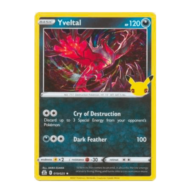 POKEMON - Yveltal 019/025 Holo Rare - Pokémon TCG - EN 0,50 CHF