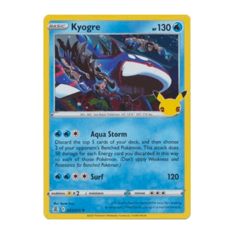 POKEMON - Kyogre 003/025 Holo Rare - Pokémon TCG - EN 0,50 CHF